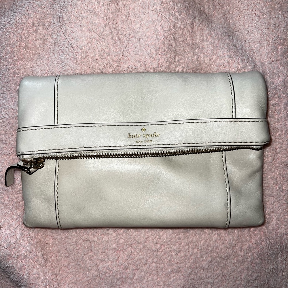 Kate Spade Ivory Leather Purse